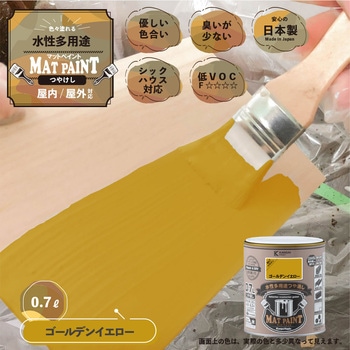 マットペイント 水性多用途塗料(つや消し) カンペハピオ