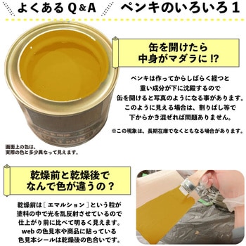 マットペイント 水性多用途塗料(つや消し) カンペハピオ