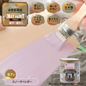 マットペイント 水性多用途塗料(つや消し) カンペハピオ