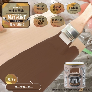 マットペイント 水性多用途塗料(つや消し) カンペハピオ