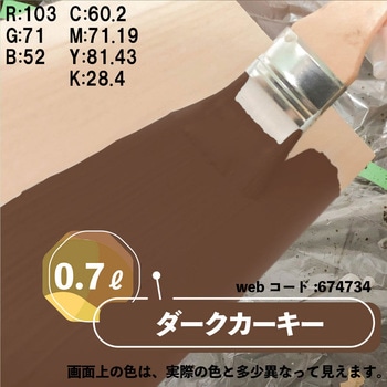 マットペイント 水性多用途塗料(つや消し) カンペハピオ