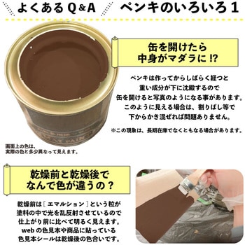 マットペイント 水性多用途塗料(つや消し) カンペハピオ