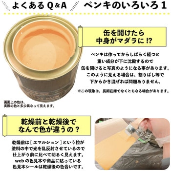 マットペイント 水性多用途塗料(つや消し) カンペハピオ