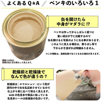 マットペイント 水性多用途塗料(つや消し) カンペハピオ