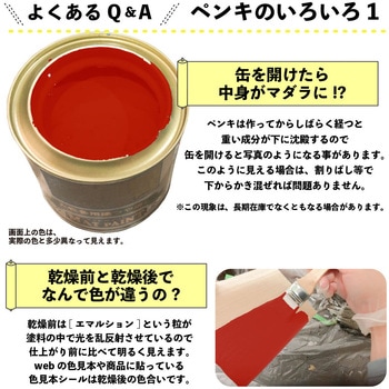 マットペイント 水性多用途塗料(つや消し) カンペハピオ