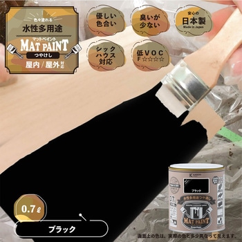 マットペイント 水性多用途塗料(つや消し) カンペハピオ