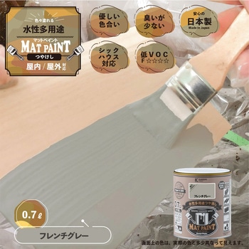 マットペイント 水性多用途塗料(つや消し) カンペハピオ