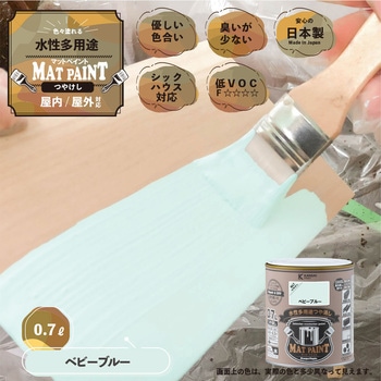 マットペイント 水性多用途塗料(つや消し) カンペハピオ