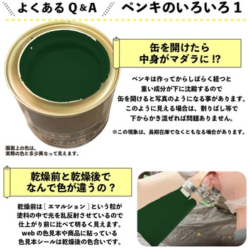 マットペイント 水性多用途塗料(つや消し) カンペハピオ