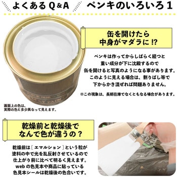 マットペイント 水性多用途塗料(つや消し) カンペハピオ