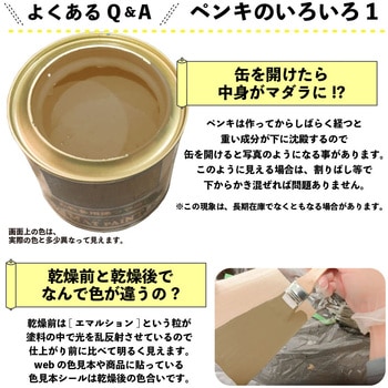 マットペイント 水性多用途塗料(つや消し) カンペハピオ