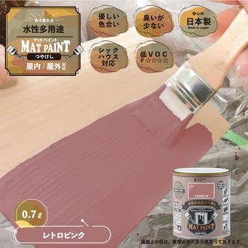 マットペイント 水性多用途塗料(つや消し) カンペハピオ
