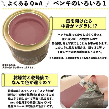 マットペイント 水性多用途塗料(つや消し) カンペハピオ