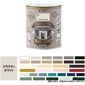 マットペイント 水性多用途塗料(つや消し) カンペハピオ