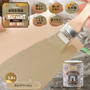 マットペイント 水性多用途塗料(つや消し) カンペハピオ