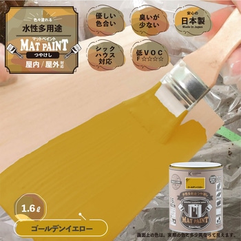 マットペイント 水性多用途塗料(つや消し) カンペハピオ