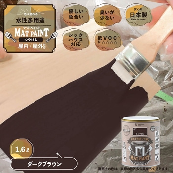 マットペイント 水性多用途塗料(つや消し) カンペハピオ