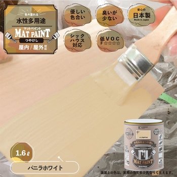 マットペイント 水性多用途塗料(つや消し) カンペハピオ