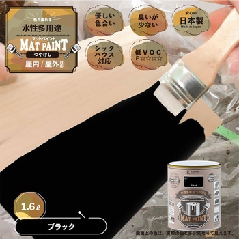 マットペイント 水性多用途塗料(つや消し) カンペハピオ