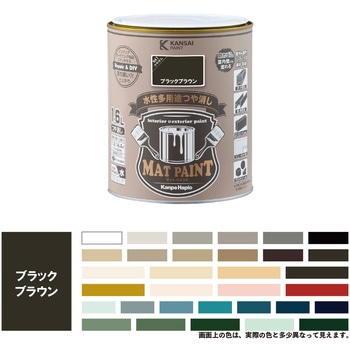 マットペイント 水性多用途塗料(つや消し) カンペハピオ