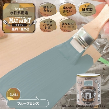 マットペイント 水性多用途塗料(つや消し) カンペハピオ