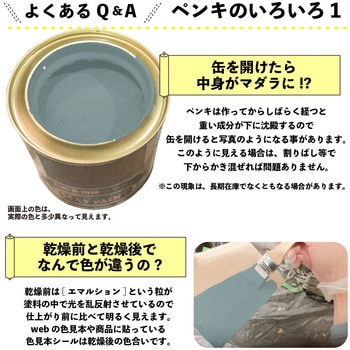 マットペイント 水性多用途塗料(つや消し) カンペハピオ