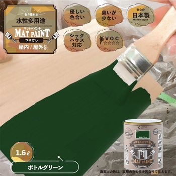 マットペイント 水性多用途塗料(つや消し) カンペハピオ