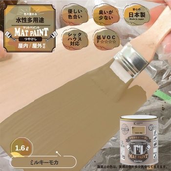 マットペイント 水性多用途塗料(つや消し) カンペハピオ