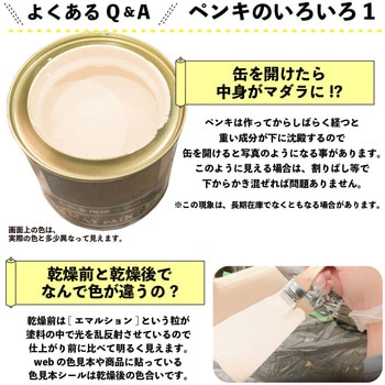 マットペイント 水性多用途塗料(つや消し) カンペハピオ