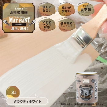 マットペイント 水性多用途塗料(つや消し) カンペハピオ