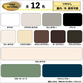 マットペイント 水性多用途塗料(つや消し) カンペハピオ