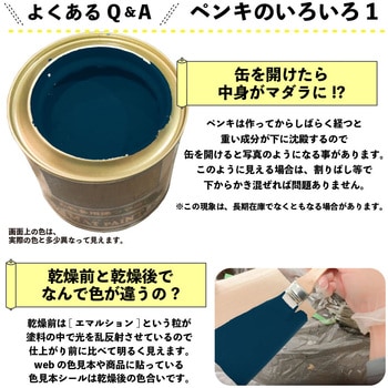 マットペイント 水性多用途塗料(つや消し) カンペハピオ