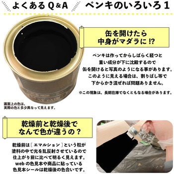 マットペイント 水性多用途塗料(つや消し) カンペハピオ