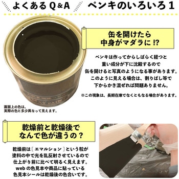 マットペイント 水性多用途塗料(つや消し) カンペハピオ