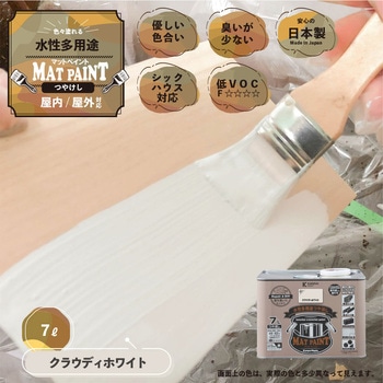 マットペイント 水性多用途塗料(つや消し) カンペハピオ