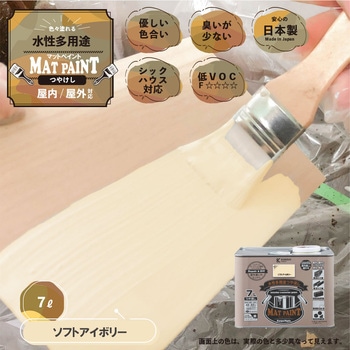 マットペイント 水性多用途塗料(つや消し) カンペハピオ