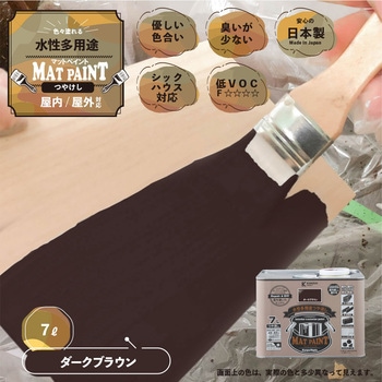 マットペイント 水性多用途塗料(つや消し) カンペハピオ