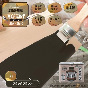 マットペイント 水性多用途塗料(つや消し) カンペハピオ