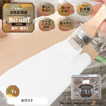 マットペイント 水性多用途塗料(つや消し) カンペハピオ