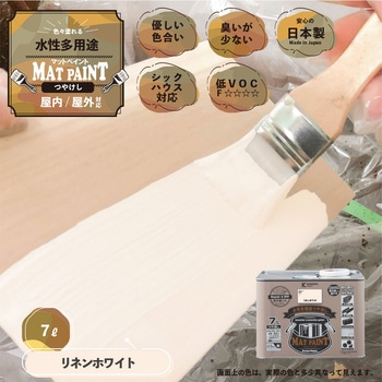 マットペイント 水性多用途塗料(つや消し) カンペハピオ