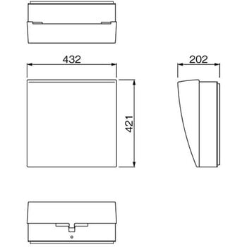 スマートデザインシリーズ EV充電設備用電源分岐ボックス 屋外用 Panasonic(パナソニック)