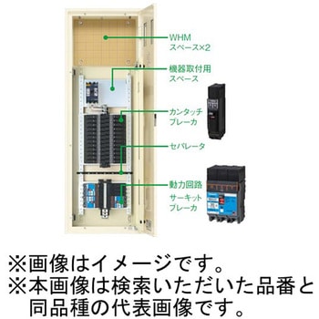 カンタッチアロー盤 テナント用電灯分電盤 動力2回路付 Panasonic(パナソニック)
