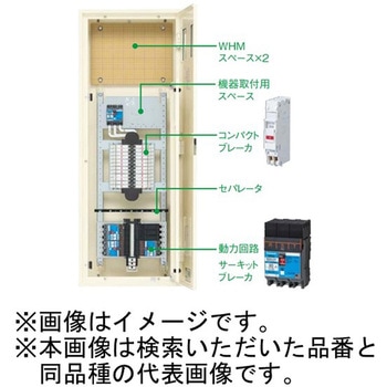 コンパクトアロー盤 テナント用電灯分電盤 動力2回路付 Panasonic(パナソニック)