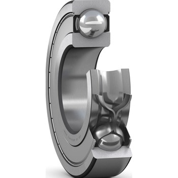 単列深溝玉軸受 軸受両端鋼板シールド SKF