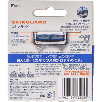 スキンガードマニュアル Gillette(ジレット)