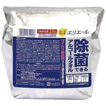 エリエール除菌できるアルコールタオルウイルス除去用 エリエール