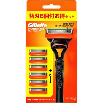 フュージョンマニュアル5Bホルダー付 Gillette(ジレット)