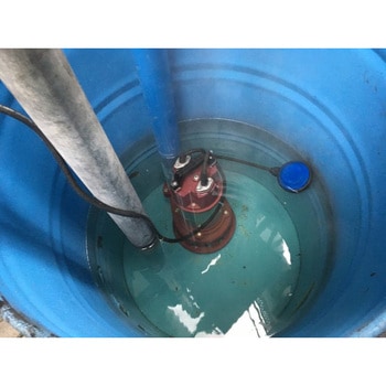 耐熱水中ポンプ(フロートスイッチ付き) 耐熱80℃ エイチツー