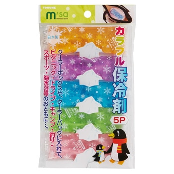 カラフル保冷剤 5P - トルネ