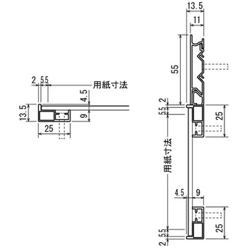 アルモード 掲示ボード 695 木目セピア/ボード北欧柄 屋内用 695SP-HO ベルク